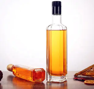 Glass bottle for spirit 